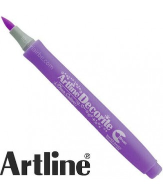 ARTLINE ΜΑΡΚΑΔΟΡΟΣ DECORITE BRUSH NEON PURPLE EDFN-F