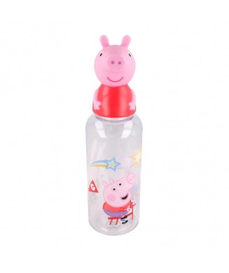 GIM ΠΑΓΟΥΡΙ ΠΛΑΣΤΙΚΟ 560ml 3D PEPPA PIG 530-10115