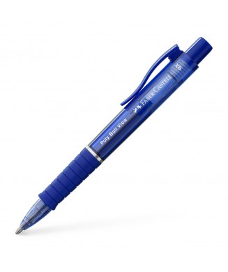 FABER-CASTELL ΣΤΥΛΟ POLYBALL VIEW BLUE 1.4 145751