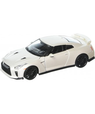 BURAGO 1 24 2017 NISSAN GT-R WHITE 18 21082