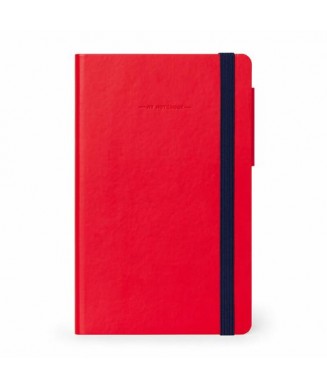 LEGAMI NOTEBOOK 12χ18 MEDIUM PLAIN RED MYNOT0178