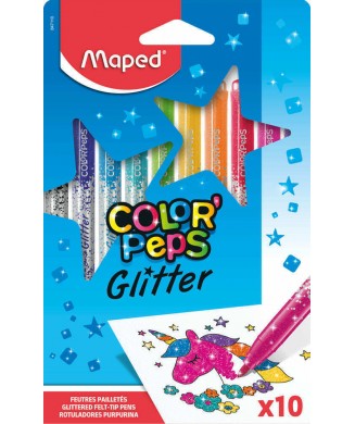 MAPED ΜΑΡΚΑΔΟΡΟΙ GLITTER 12 ΤΕΜ. 847110