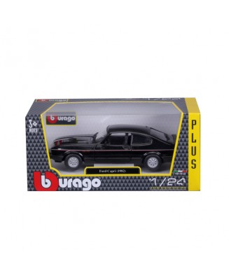 BURAGO 1 24 FORD CAPRI 1973 BLACK 18 21093