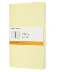 MOLESKINE ΣΗΜΕΙΩΜΑΤΑΡΙΟ LARGE CAHIERS RULED TENDER YELLOW 3 ΤΕΜ.