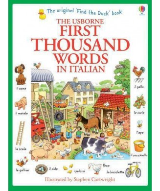 FIRST THOUSAND WORDS IN ITALIAN - STICKER ALBUM