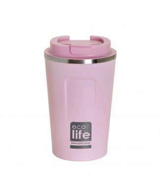 ECOLIFE COFFEE ΘΕΡΜΟΣ 370ml ROSE PINK