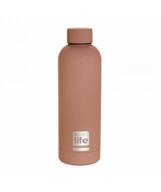 ECOLIFE ΜΠΟΥΚΑΛΙ ΘΕΡΜΟΣ 500ml DUSTY PINK