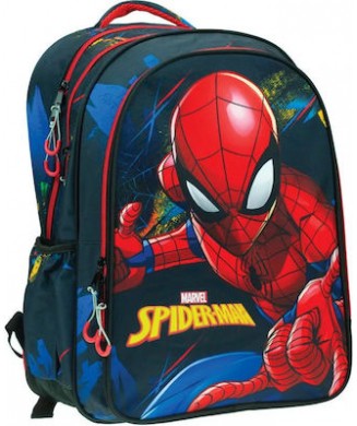 GIM ΤΣΑΝΤΑ ΠΛΑΤΗΣ ΔΗΜΟΤΙΚΟΥ SPIDERMAN BLUE NET 337-04031