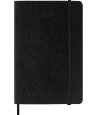 MOLESKINE ΗΜΕΡΟΛΟΓΙΟ 2024 LARGE SOFT WEEKLY NOTEBOOK BLACK