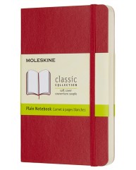 MOLESKINE ΣΗΜΕΙΩΜΑΤΑΡΙΟ POCKET SOFT PLAIN SCARLET RED