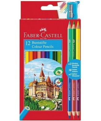 FABER-CASTELL ΞΥΛΟΜΠΟΓΙΕΣ ΚΑΣΤΡΟ 12 ΤΕΜ. 110312