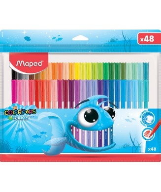 MAPED ΜΑΡΚΑΔΟΡΟΙ COLORS PEPS OCEAN 48 ΤΕΜ. 845726