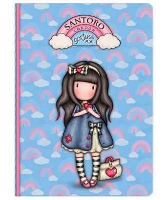 SANTORO - GORJUSS MINI NOTEBOOK WITH STICKERS 947GJ04