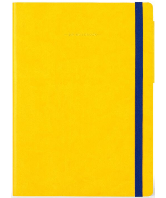 LEGAMI NOTEBOOK 17χ24 LARGE LINED YELLOW MYNOT0243