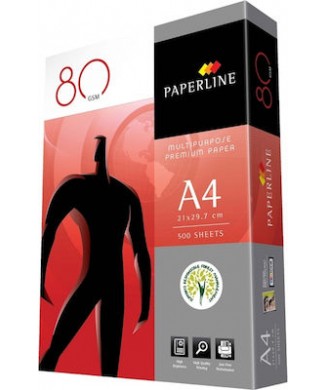 PAPERLINE ΧΑΡΤΙ Α4 80gr ΛΕΥΚΟ 500Φ