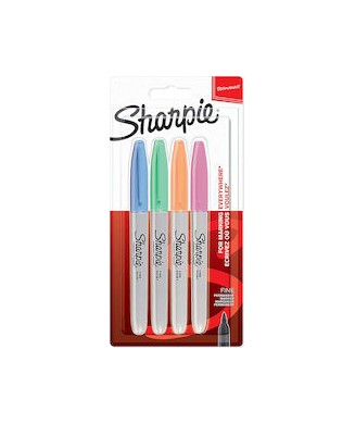 SHARPIE ΜΑΡΚΑΔΟΡΟΙ PERMANENT FINE 4 ΤΕΜ. PASTEL 2065402