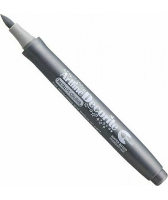 ARTLINE ΜΑΡΚΑΔΟΡΟΣ DECORITE BRUSH METALLIC SILVER EDFM (1.0)