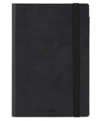 LEGAMI ΗΜΕΡΟΛΟΓΙΟ 2024 MEDIUM 12χ18 WEEKLY NOTEBOOK BLACK AG2412076