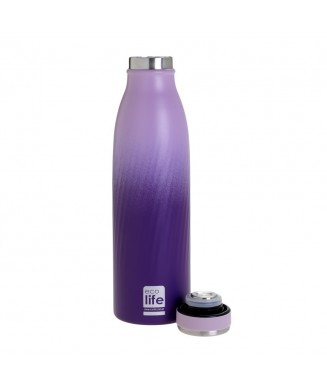 ECOLIFE ΜΠΟΥΚΑΛΙ ΘΕΡΜΟΣ 500ml PURPLE OMBRE