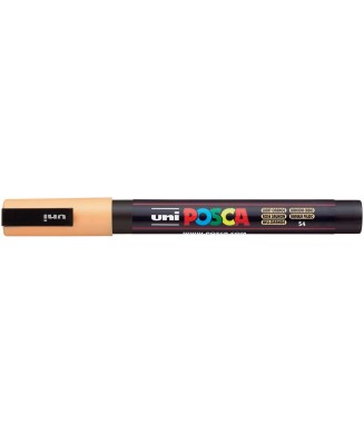 POSCA ΜΑΡΚΑΔΟΡΟΣ ΣΧΕΔΙΟΥ 0.9-1.3mm LIGHT ORANGE PC-3M