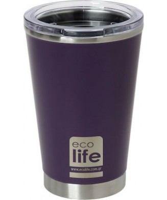 ECOLIFE COFFEE ΘΕΡΜΟΣ 370ml DARK PURPLE