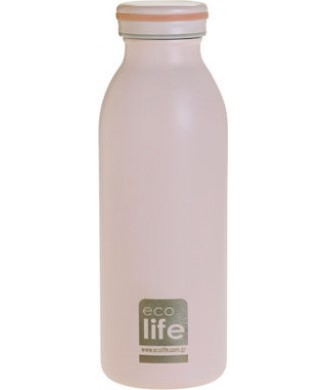 ECOLIFE ΜΠΟΥΚΑΛΙ ΘΕΡΜΟΣ 450ml PASTEL PINK