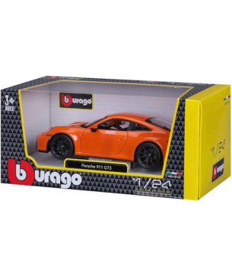 BURAGO 1 24 PORSCHE 911 GT3 ORANGE 18 21104