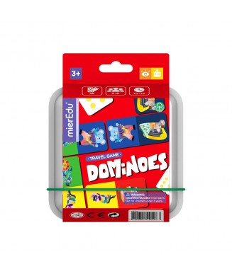 MIER EDU TRAVEL GAME DOMINOES 00496