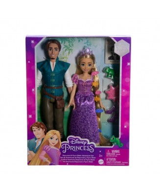 MATTEL ΚΟΥΚΛΑ DISNEY PRINCESS RAPUNZEL   FLYNN RIDER HLW39