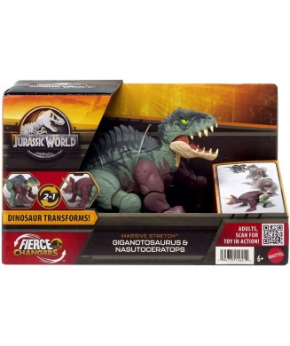 MATTEL JURASSIC WORLD 2 IN 1 GIGANOTOSAURUS HPD34