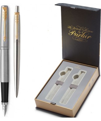 PARKER ΣΤΥΛΟ JOTTER CR STEEL GT BP ΜΕ ΘΗΚΗ