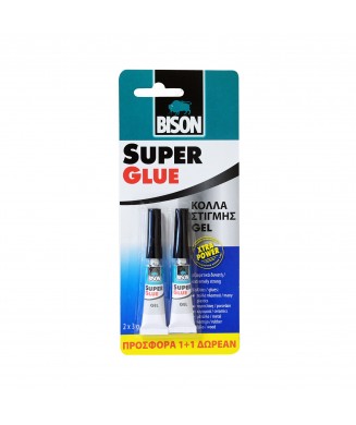 BISON ΚΟΛΛΑ ΣΤΙΓΜΗΣ GEL 1+1 3gr