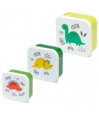 PUCKATOR LUNCH BOX 3 ΤΕΜ. DINOSAURIA LBOX79