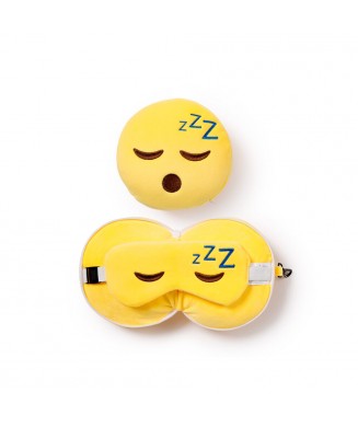 RELAXEAZZZ TRAVEL PILOW   EYE MASK SLEEPING CUSH321