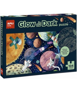 APLI PUZZLE GLOW IN THE DARK SOLAR 104 ΤΕΜ. 18812