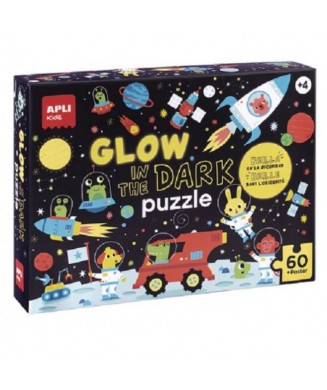 APLI PUZZLE GLOW IN THE DARK SPACE 60 ΤΕΜ. 18813