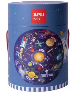 APLI PUZZLE ΚΥΚΛΙΚΟ SOLAR SYSTEM 48 ΤΕΜ. 18200