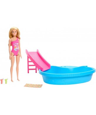 MATTEL BARBIE ΕΞΩΤΙΚΗ ΠΙΣΙΝΑ HRJ74