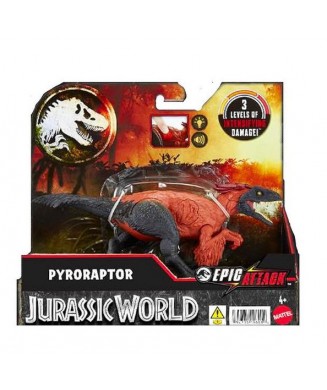 MATTEL JURASSIC WORLD PYRORAPTOR HTP67