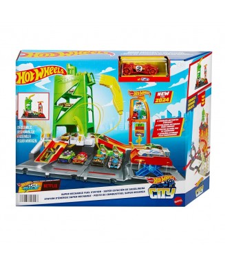 MATTEL HOT WHEELS ΠΙΣΤΑ ΣΤΑΘΜΟΣ ΚΑΥΣΙΜΩΝ HTN79