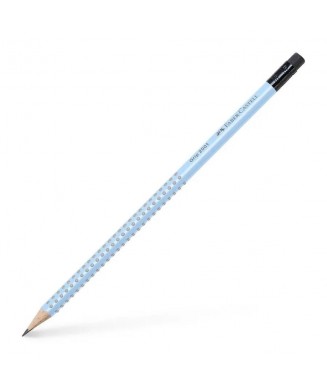 FABER-CASTELL ΜΟΛΥΒΙ ΜΕ ΓΟΜΑ GRIP 2001 Β SKY BLUE 517274