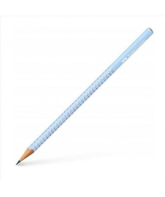 FABER-CASTELL ΜΟΛΥΒΙ GRIP SPARKLE Β SKY BLUE 118251