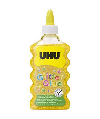 UHU GLITTER GLUE 185gr ΧΡΥΣΟ