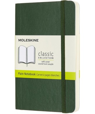 MOLESKINE ΣΗΜΕΙΩΜΑΤΑΡΙΟ POCKET SOFT PLAIN MYRTLE GREEN