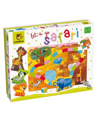 TOY BOX SAFARI PUZZLE BABY ANIMAL 21207