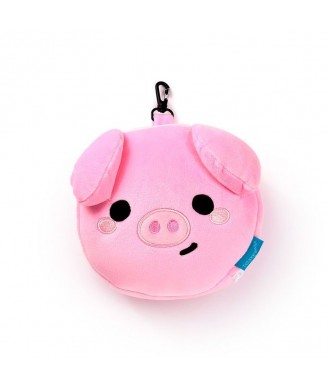 RELAXEAZZZ TRAVEL PILOW   EYE MASK PIG CUSH355