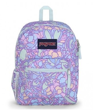 JANSPORT ΤΣΑΝΤΑ ΠΛΑΤΗΣ CROSS TOWN FLUID FLORAL EK0A5BAI8O2