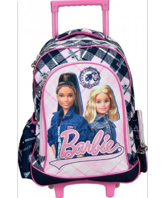 GIM ΤΣΑΝΤΑ TROLLEY ΔΗΜΟΤΙΚΟΥ BARBIE VARSITY 349-87074