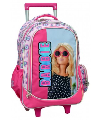 GIM ΤΣΑΝΤΑ TROLLEY ΔΗΜΟΤΙΚΟΥ BARBIE HOLOGRAPHIC 349-86074