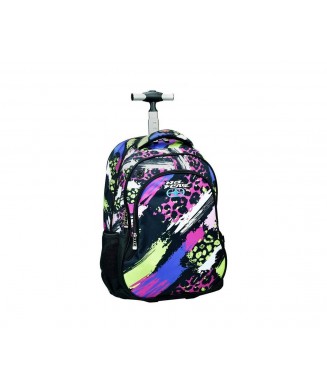 BACK ME UP ΤΣΑΝΤΑ TROLLEY NO FEAR FLUO PRINTS 348-31074